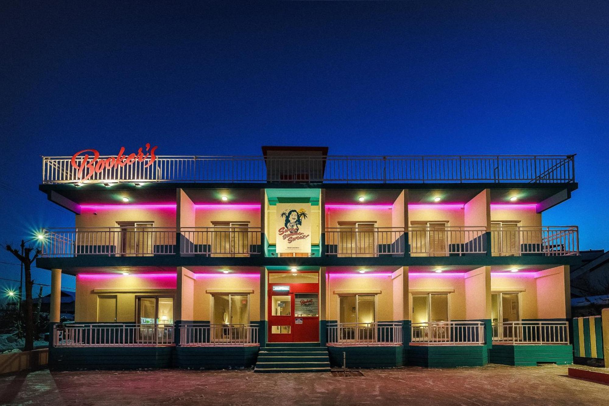 Yangyang Bookers Beach Motel المظهر الخارجي الصورة